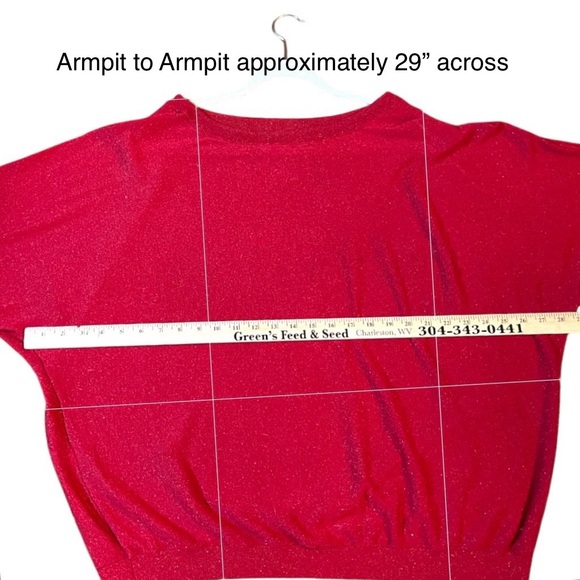 I.N.C By International Concepts Woman. Color is Metallic Red. Size 2X. - Picture 10 of 11